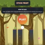 Spēle Stick Fruit Arcade Game — bezmaksas online spēle
