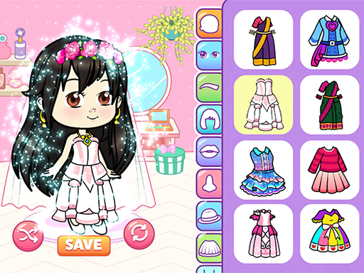 Spēle Chibi Doll World — bezmaksas online spēle