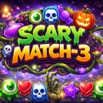 Spēle Scary Match 3 — bezmaksas online spēle
