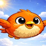 Spēle Fatty Bird — bezmaksas online spēle