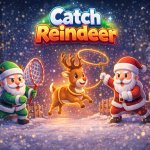 Spēle Catch Reindeer — bezmaksas online spēle