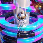 Spēle Ball Break The Hoops — bezmaksas online spēle