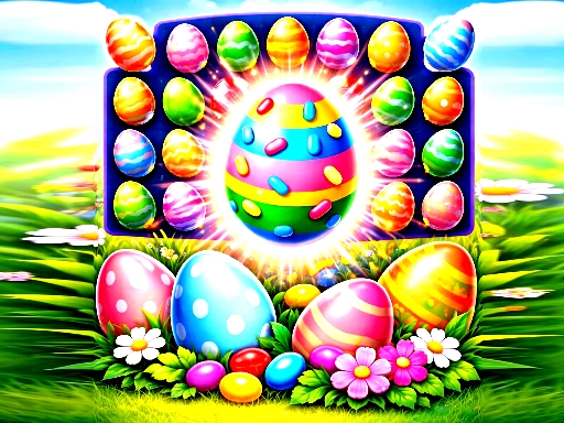 Spēle Easter Match 3 Saga — bezmaksas online spēle