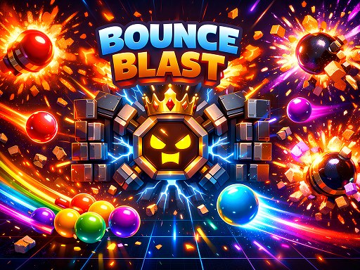 Spēle Bounce Blast — bezmaksas online spēle