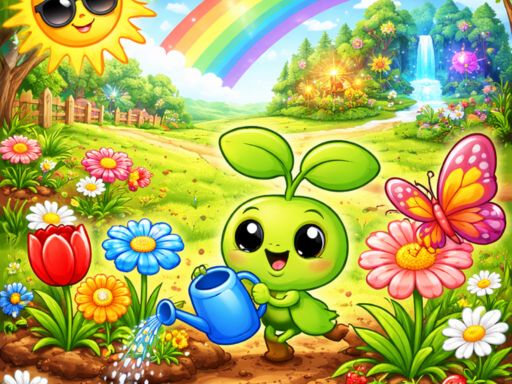 Spēle Garden Brain  Learn Grow! — bezmaksas online spēle