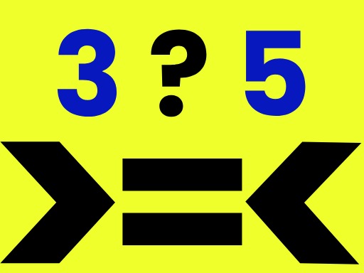 Spēle Comparing Numbers? – Quick Math Game — bezmaksas online spēle