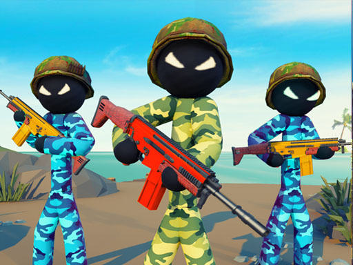 Spēle Stickman Army : Team Battle-3 — bezmaksas online spēle