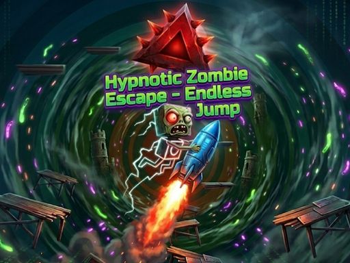 Spēle Hypnotic Zombie Escape Endless Jump — bezmaksas online spēle