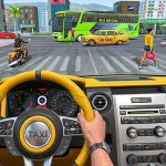 Spēle Taxi Parking Driving — bezmaksas online spēle