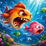 Spēle Fishy Feast — bezmaksas online spēle