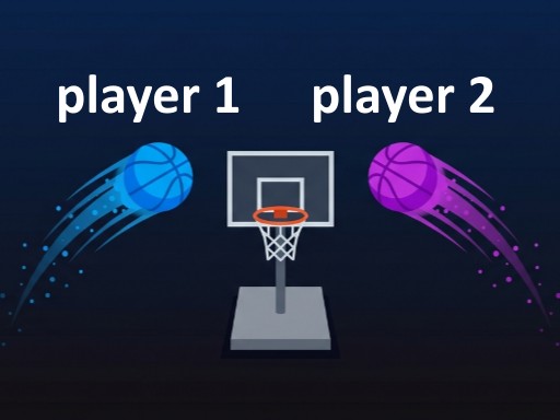 Spēle Basket Ball For Two Player — bezmaksas online spēle