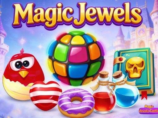 Spēle Magic Jewels Castle — bezmaksas online spēle