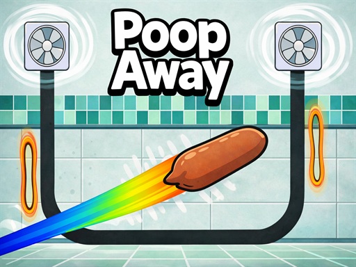 Spēle Poop Away — bezmaksas online spēle