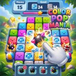 Spēle Color Pop Mania — bezmaksas online spēle
