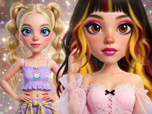 Spēle Sid & Ginny Y2K Glam Clash — bezmaksas online spēle