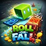 Spēle Roll or Fall — bezmaksas online spēle