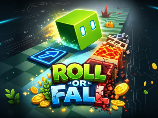Spēle Roll or Fall — bezmaksas online spēle