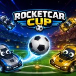 Spēle Rocketcar Cup — bezmaksas online spēle