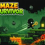 Spēle Maze Survivor   Platform Adventure Game — bezmaksas online spēle