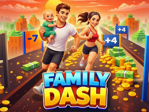 Spēle Family Dash — bezmaksas online spēle