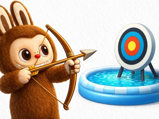 Spēle Labubu Arrow Shooter — bezmaksas online spēle