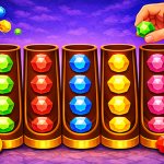 Spēle Gem Sort Puzzle — bezmaksas online spēle