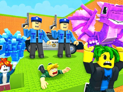 Spēle Escape Police for Brainrots — bezmaksas online spēle