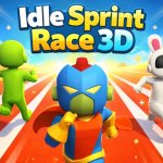 Spēle Idle Sprint Race 3D — bezmaksas online spēle