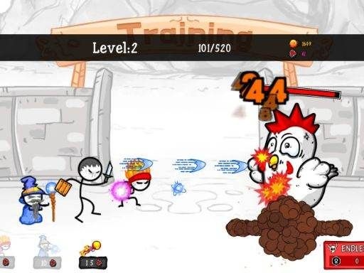 Spēle Stickman Blast — bezmaksas online spēle