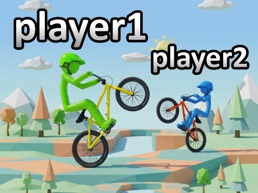 Spēle Wheelie Bike For 2 Players — bezmaksas online spēle