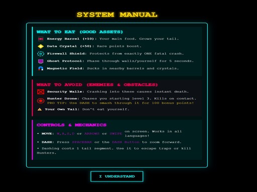 Spēle Cyber Snake 2077: Ultimate — bezmaksas online spēle