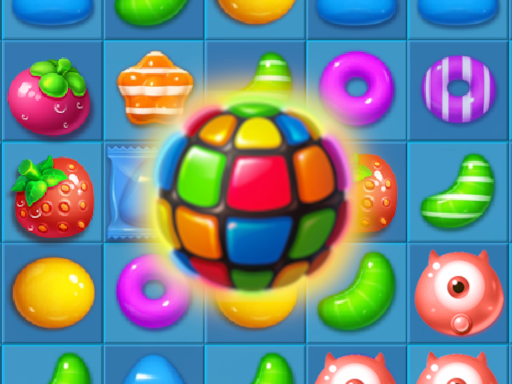 Spēle Sweet Candy Match 3 Game — bezmaksas online spēle