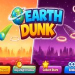 Spēle Earth Dunk Physics Arcade Game — bezmaksas online spēle