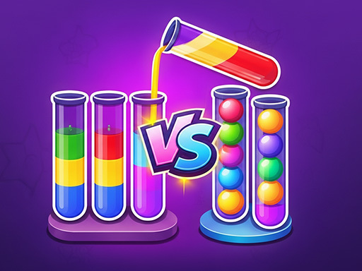 Spēle Water Ball Sorting Puzzle — bezmaksas online spēle