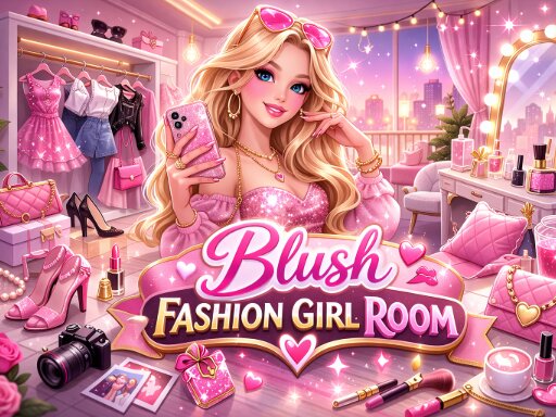 Spēle Blush Fashion Girl Room — bezmaksas online spēle