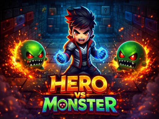 Spēle Heros vs Monster — bezmaksas online spēle