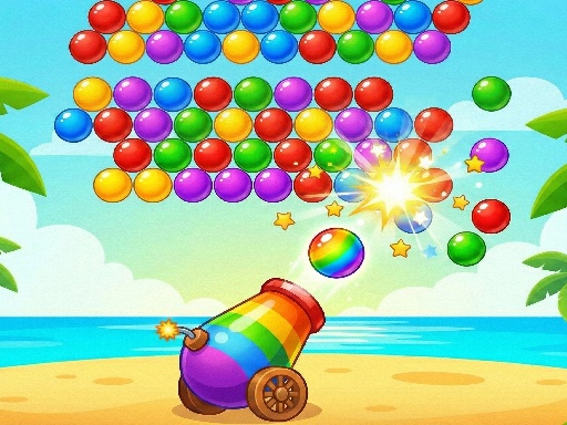 Spēle Bubble Shooter Blast Mania — bezmaksas online spēle