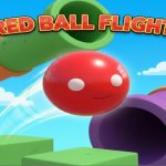 Spēle Red Ball Flight — bezmaksas online spēle