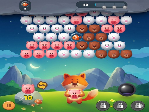Spēle Animal Bubble Blast — bezmaksas online spēle