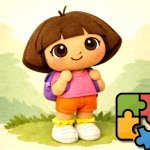 Spēle Dora Puzzle Challenge — bezmaksas online spēle