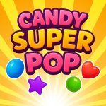 Spēle Candy Super Pop — bezmaksas online spēle