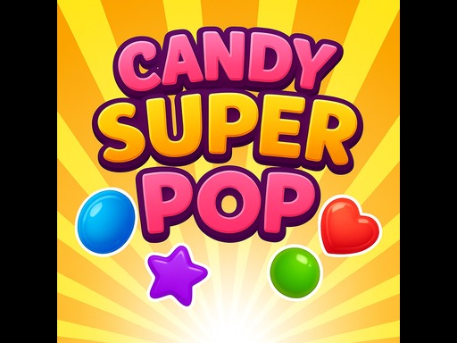 Spēle Candy Super Pop — bezmaksas online spēle