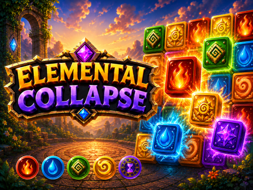 Spēle Elemental Collapse — bezmaksas online spēle