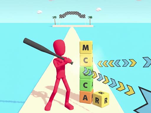 Spēle Letter Boom Blast Rush — bezmaksas online spēle