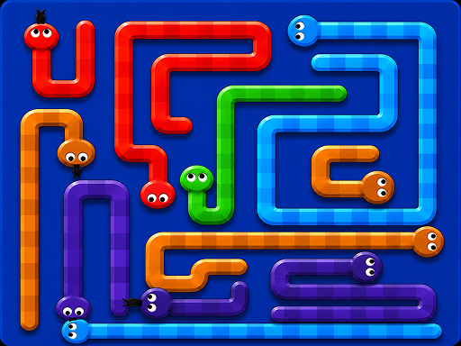 Spēle Snake Out Puzzle Game — bezmaksas online spēle