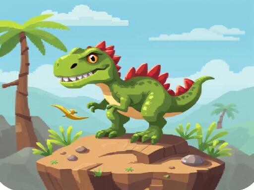 Spēle Dunkeon dino — bezmaksas online spēle