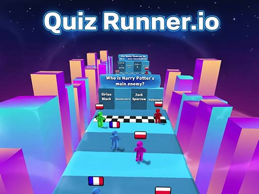 Spēle Quiz Runner.io — bezmaksas online spēle