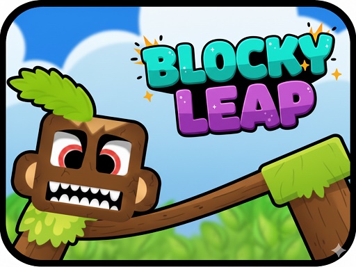 Spēle Blocky Leap — bezmaksas online spēle