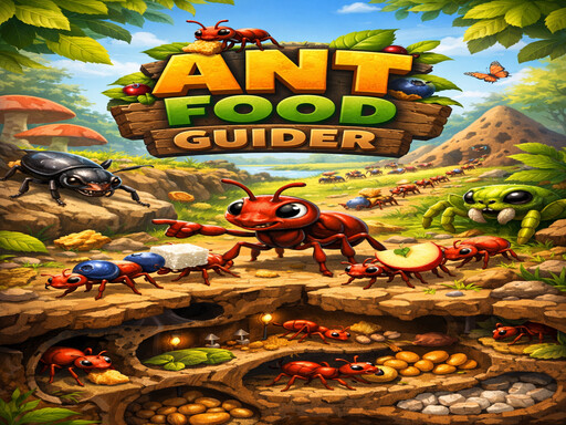 Spēle Ant food guider — bezmaksas online spēle