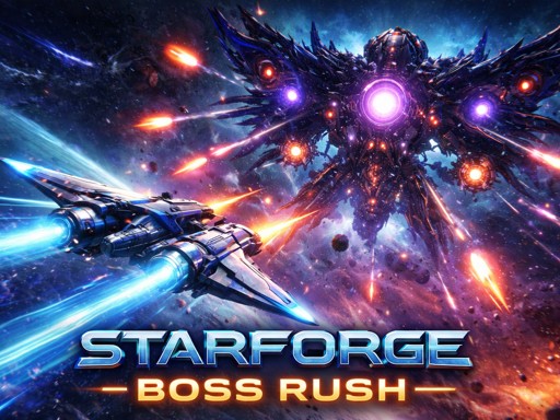 Spēle STARFORGE BOSS RUSH — bezmaksas online spēle